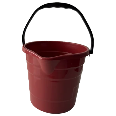 balde para el hogar de 11litros color rojo